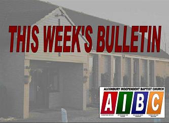 THIS WEEKS BULLETIN WEB